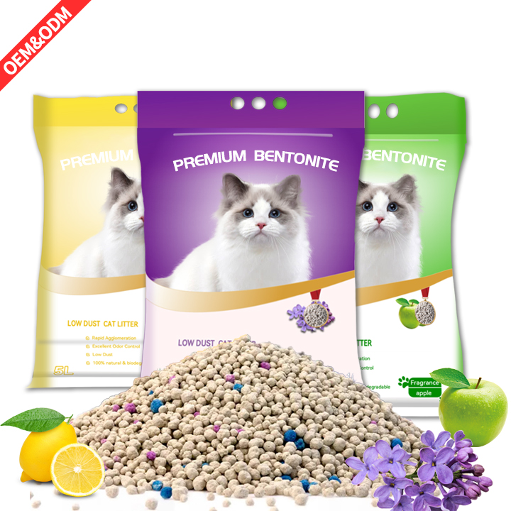 custom low tracking cat litter